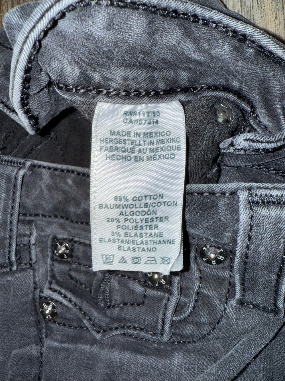 True Religion Black Skinny Women's Jeans Size 27 - Picture 5 of 6